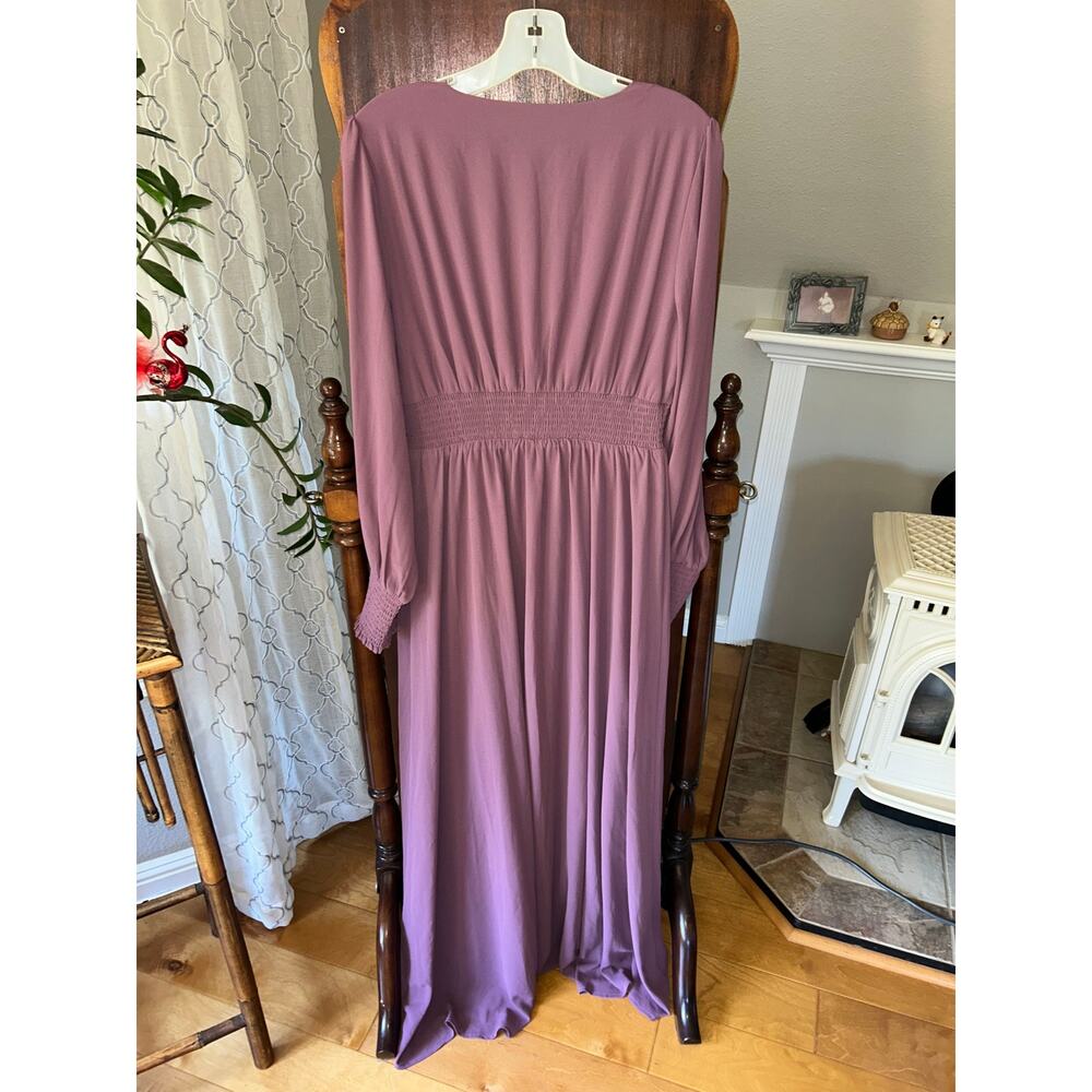 Baltic Born Olivia Maxi dress in vintage plum women’s size Large - Picture 9 of 12